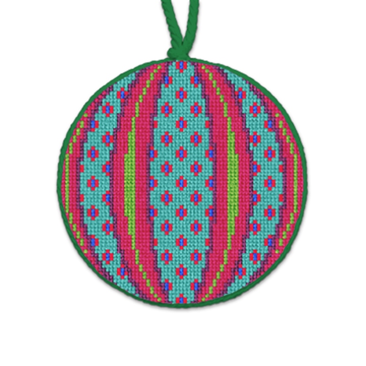 Jingle and Joy Needlepoint Ornament 