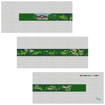 Johns Island Golf Course Needlepoint Belt Kit