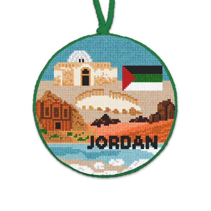 Jordan Needlepoint Ornament