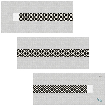 Juno Needlepoint Belt Kit Stitched Preview