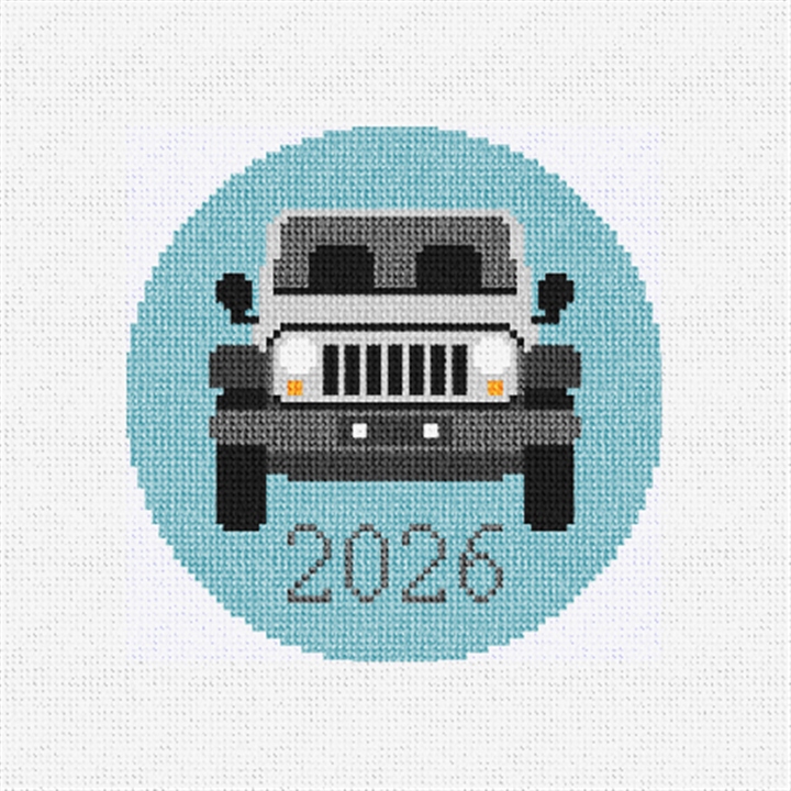 Just Jeeping Needlepoint Ornament Kit