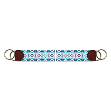 Kaleidoscope Needlepoint Key Fob