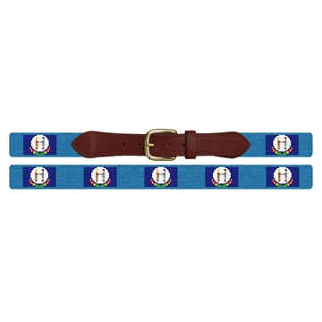 Kentucky Flag Needlepoint Belt