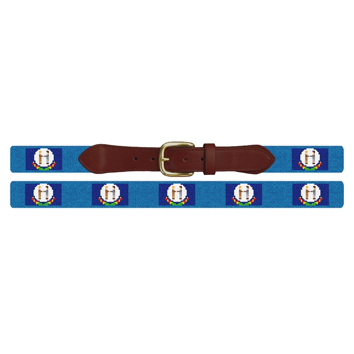 Kentucky Flag Needlepoint Belt