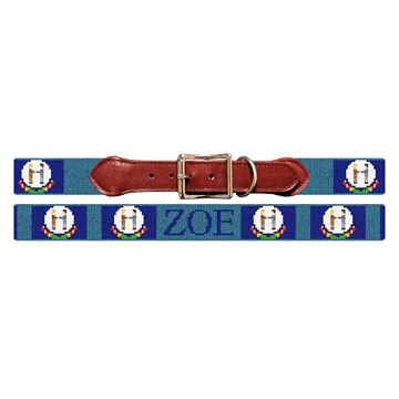Kentucky Flag Needlepoint Dog Collar