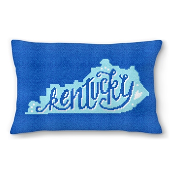 Kentucky Needlepoint Pillow