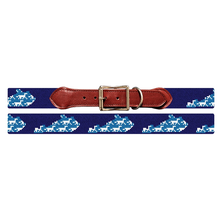 Kentucky State Needlepoint Dog Collar