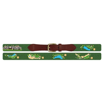 Kiawah River Golf Course Needlepoint Belt