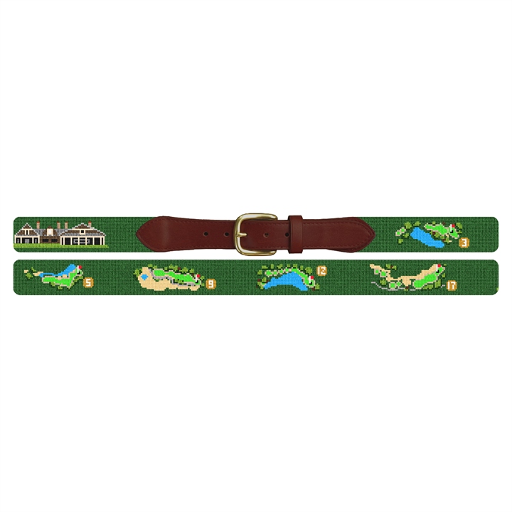 Kiawah River Golf Course Needlepoint Belt