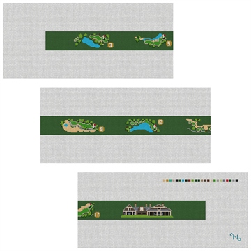 Kiawah River Golf Course Needlepoint Belt Kit