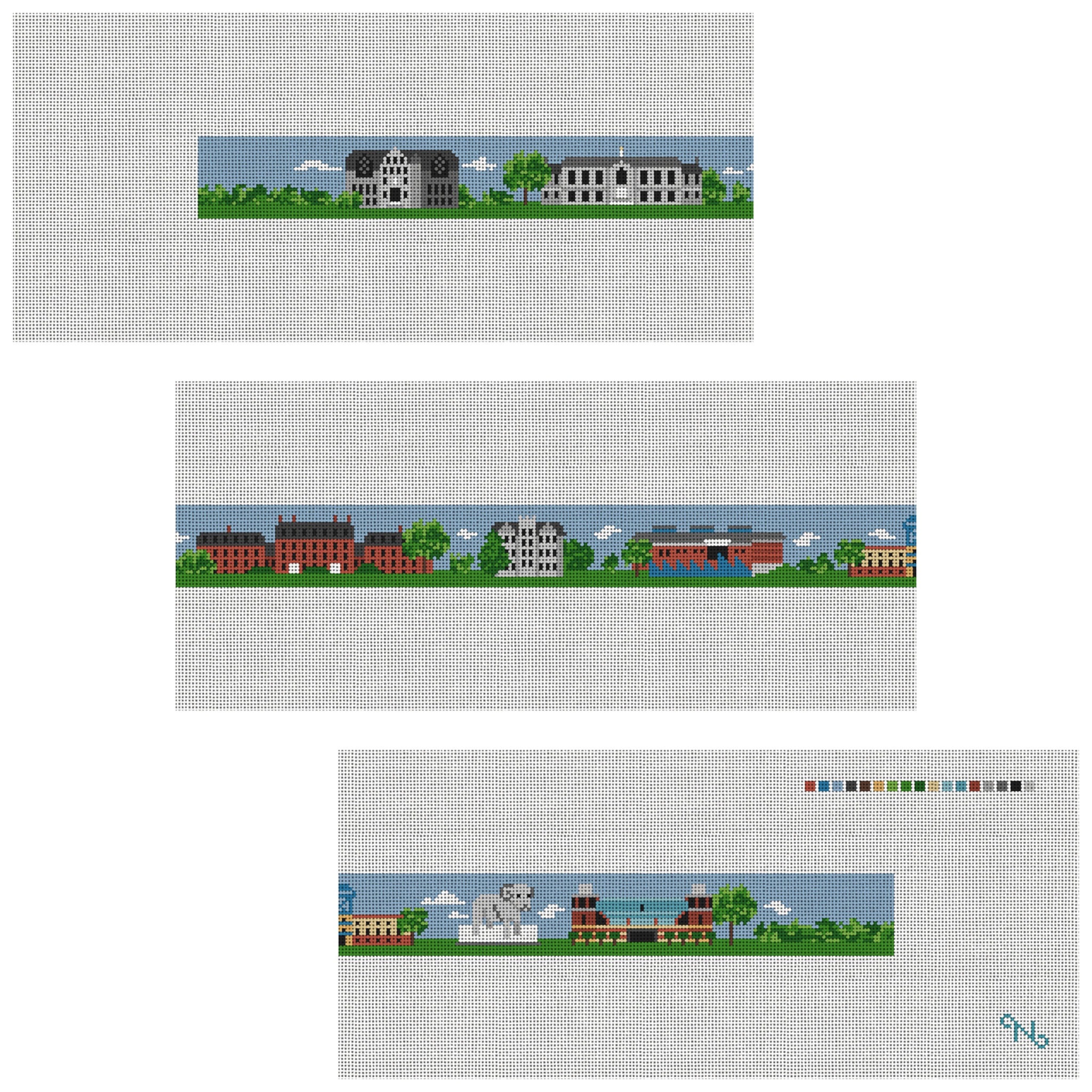 Kingston Rhode Island Needlepoint Belt Kit
