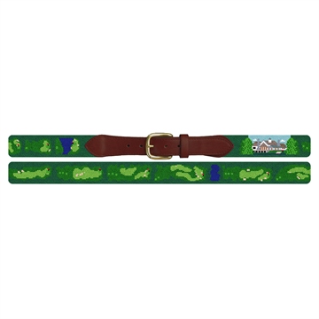 Kinloch Golf Course Needlepoint Belt