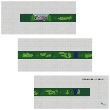 Kinloch Golf Course Needlepoint Belt Kit