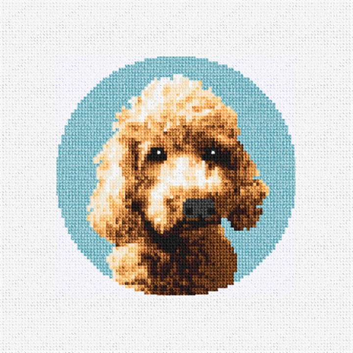 Labradoodle Needlepoint Ornament Kit