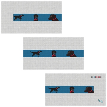 Labrador Retriever Needlepoint Belt Kit