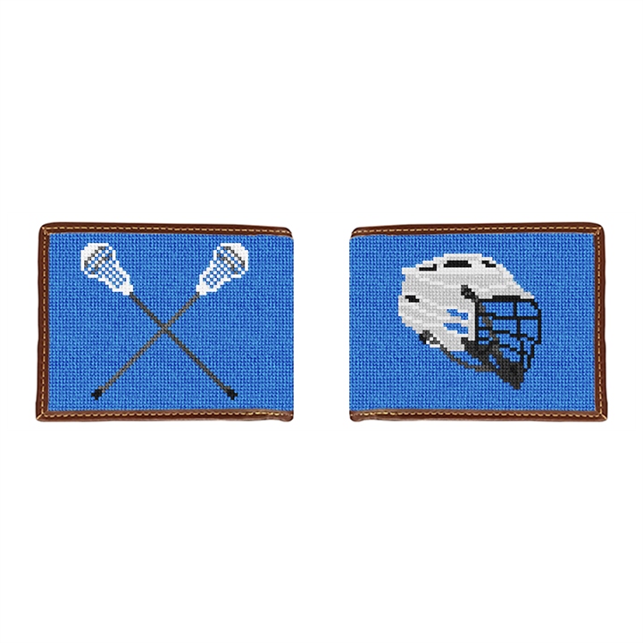 Lacrosse Needlepoint Wallet 
