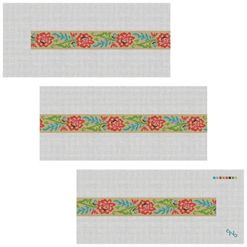 Lacy Floral Needlepoint Belt Kit