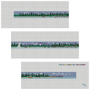 Lake Tahoe Landscape Needlepoint Kit