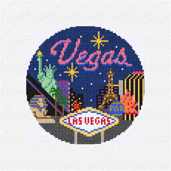 Las Vegas Needlepoint Ornament Kit