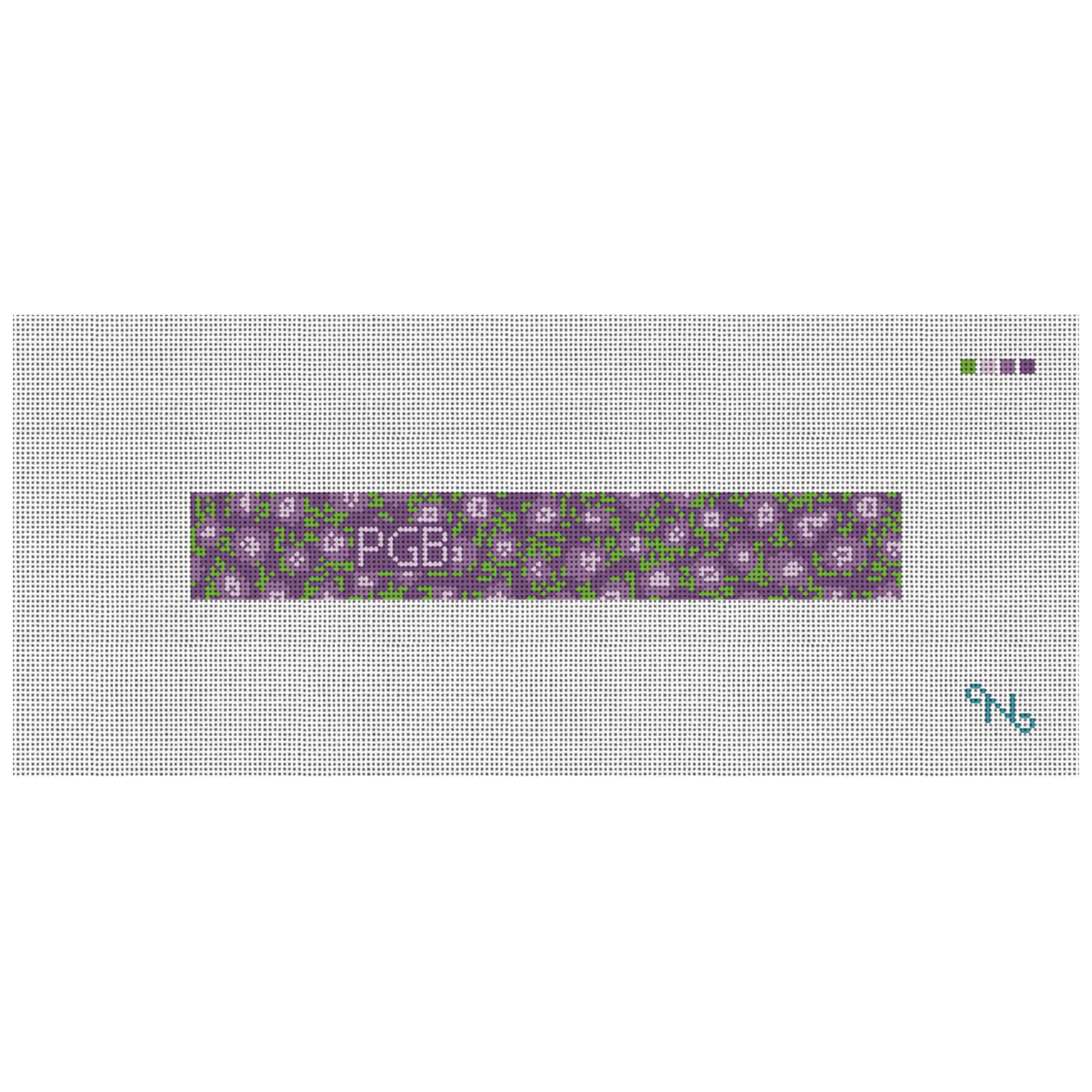 Lavender Lilacs Needlepoint Key Fob Kit