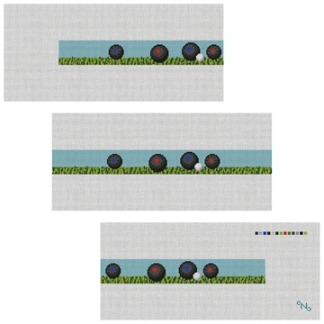 Lawn Bowling Needlepoint Belt Kit