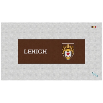 Lehigh University Crest Needlepoint Wallet Kit