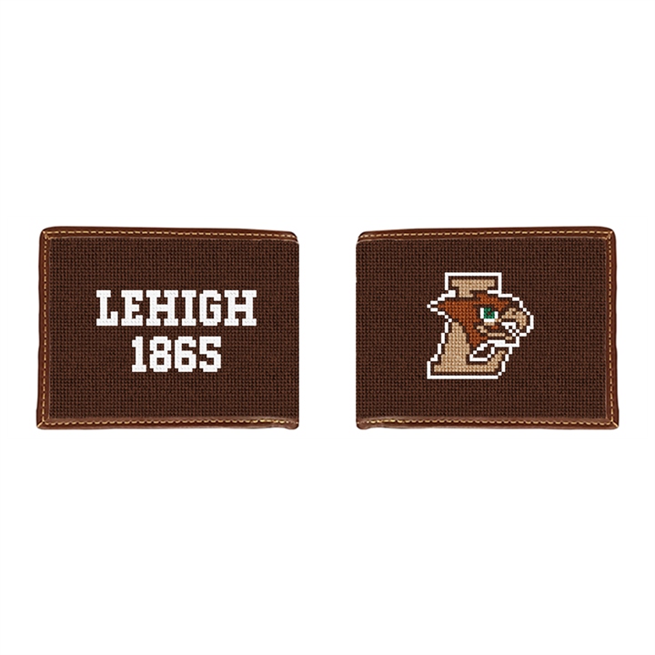 Lehigh University Hawk Needlepoint Wallet