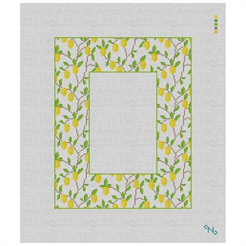 Lemons Picture Frame Needlepoint Kit