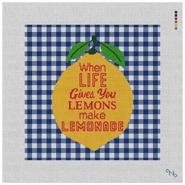 Lemons to Lemonade Needlepoint Kit