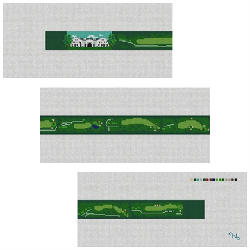 Lexington Kentucky Golf Needlepoint Belt Kit