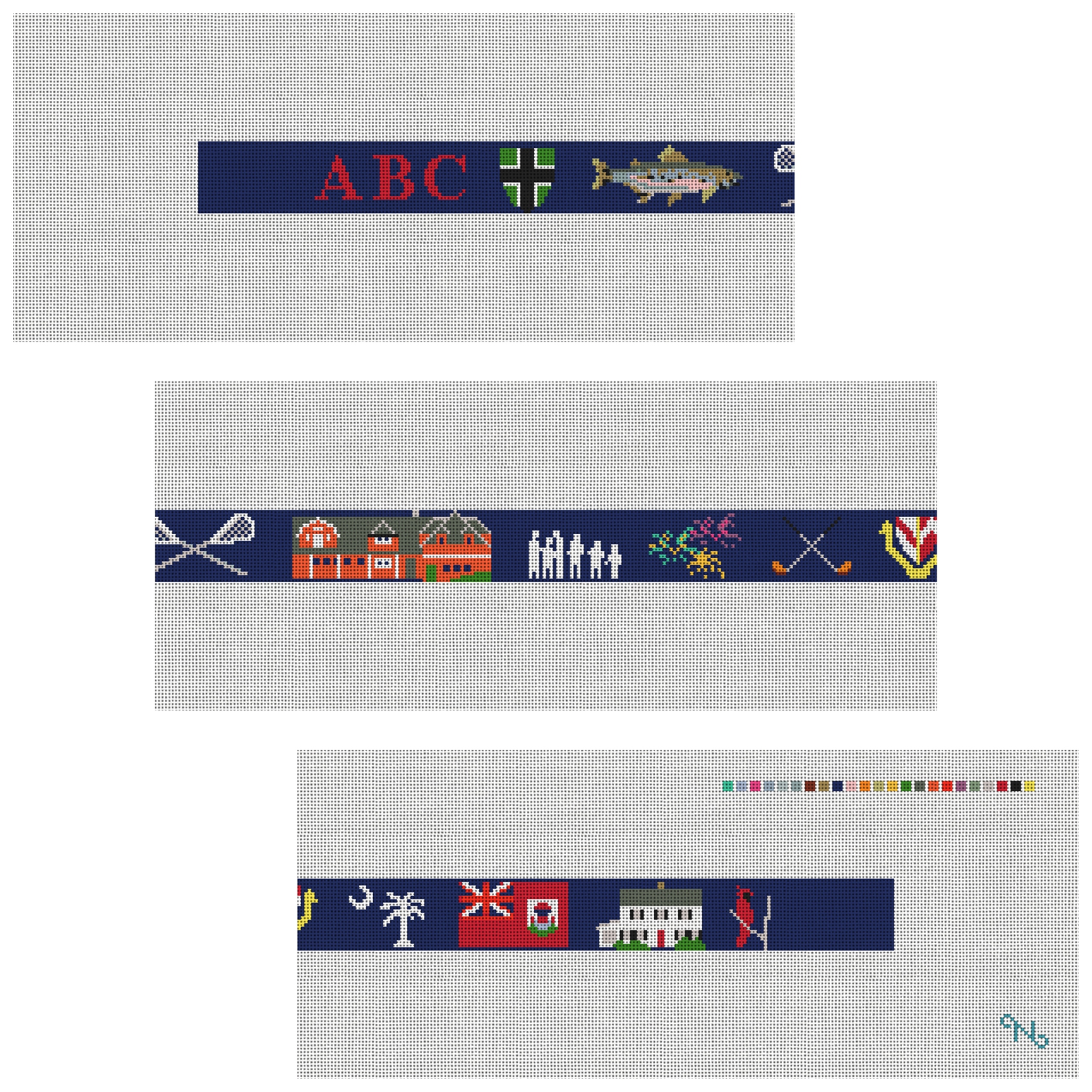 Life Treasures Custom Needlepoint Belt Kit