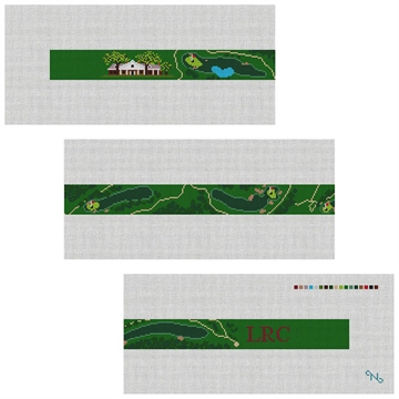Little Rock Golf Course Needlepoint Belt Kit