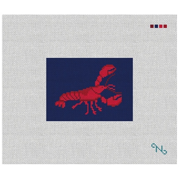 Lobster Needlepoint Card Wallet Kit