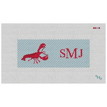 Lobster Needlepoint Wallet Kit