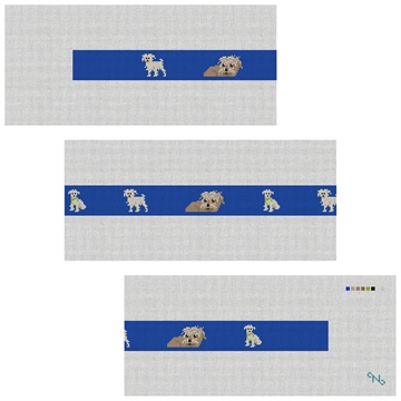 Long Haired Wire Terrier Needlepoint Belt Kit