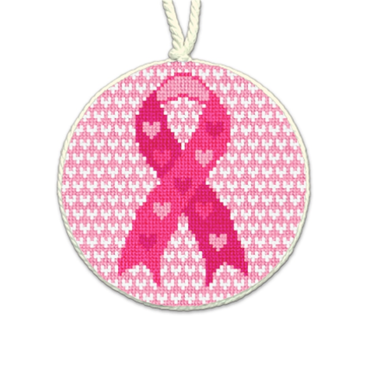 Love and Support Needlepoint Ornament