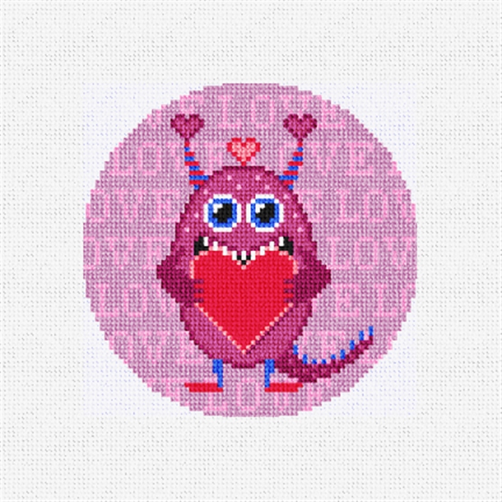 Love Monster Needlepoint Ornament Kit