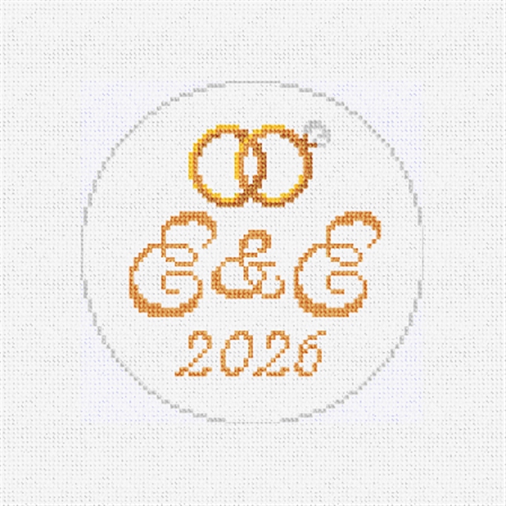 Loving Rings Needlepoint Ornament Kit