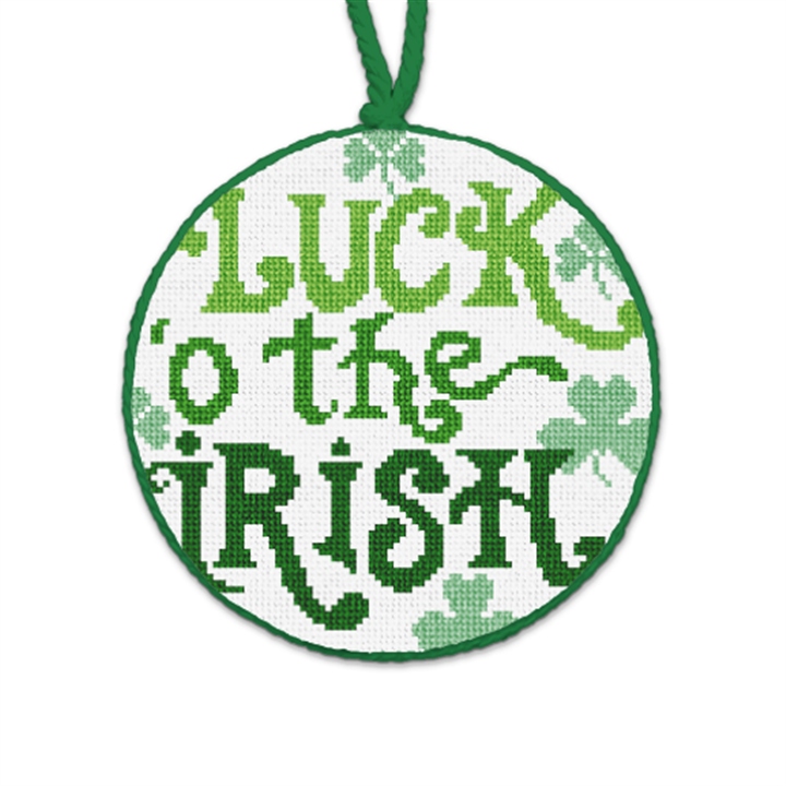 Luck O' The Irish Needlepoint Ornament 
