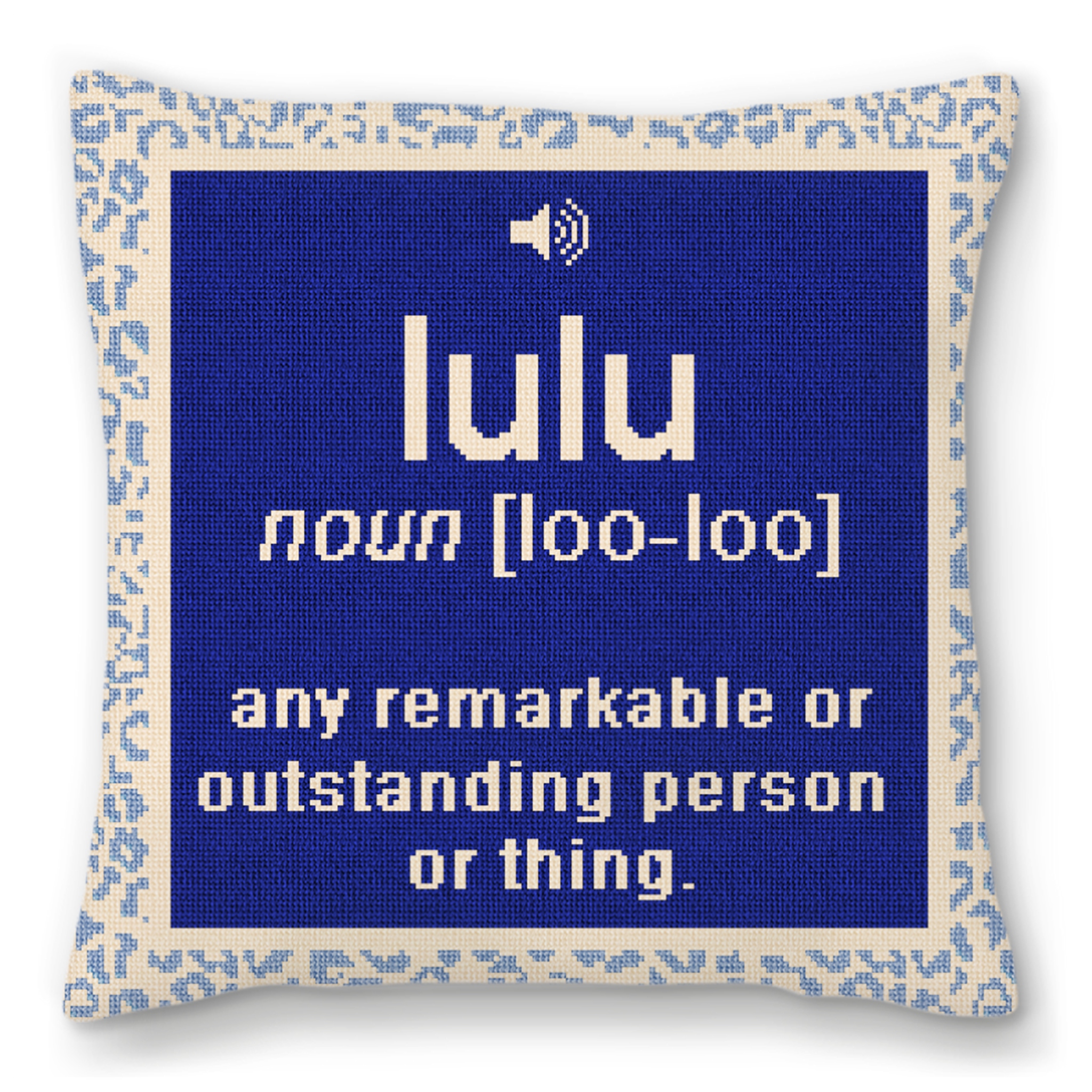 LuLu Needlepoint Pillow