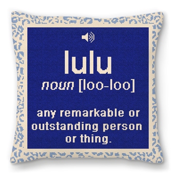 LuLu Needlepoint Pillow