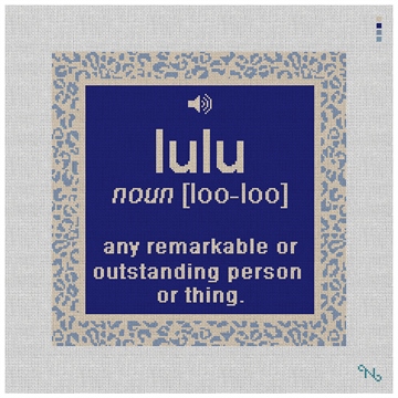 LuLu Needlepoint Pillow Kit