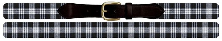 MacFarlane Tartan Needlepoint Belt