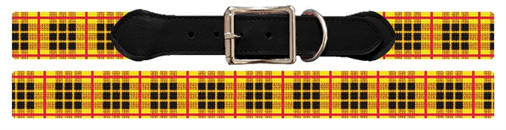 MacLeod of Lewis Tartan Needlepoint Dog Collar