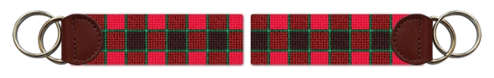 MacNab Tartan Needlepoint Key Fob