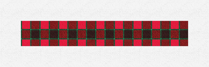 MacNab Tartan Needlepoint Key Fob Kit