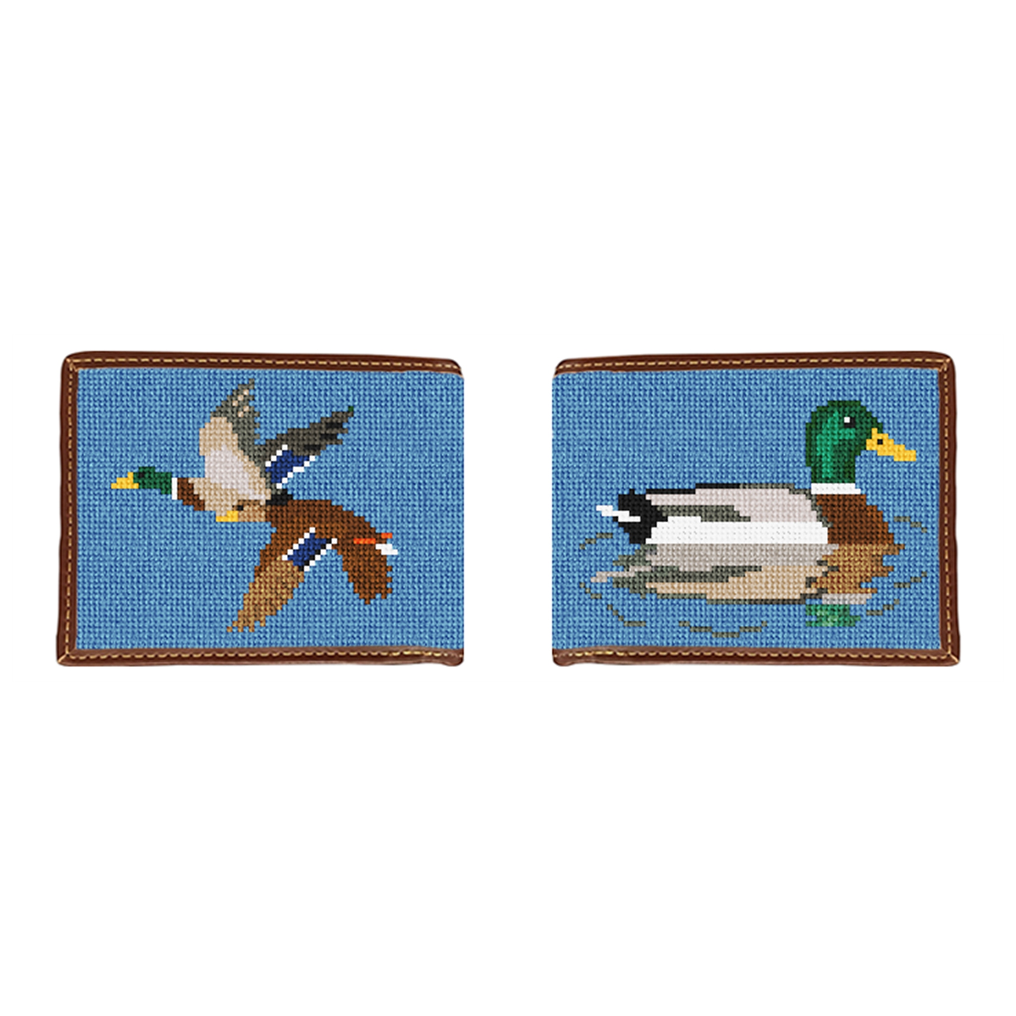 Mallard Needlepoint Wallet