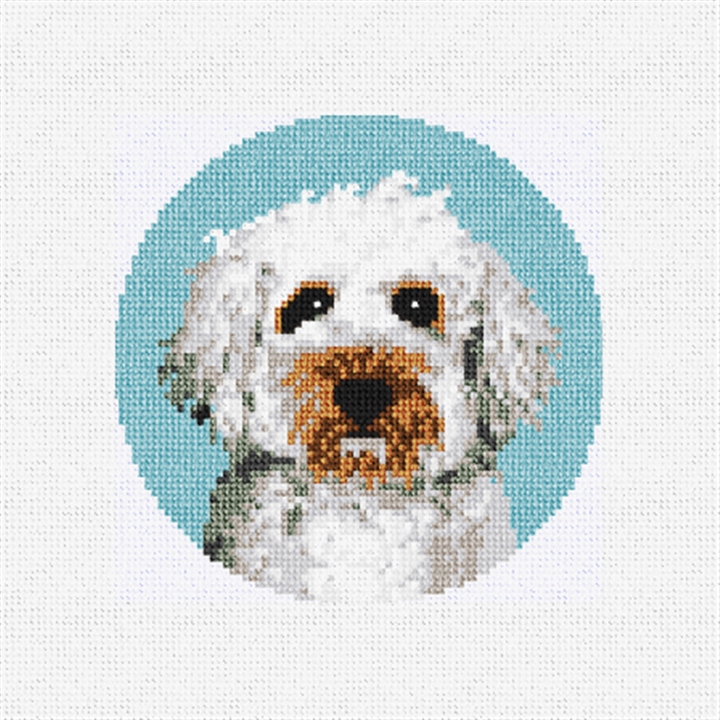 Maltese Needlepoint Ornament Kit