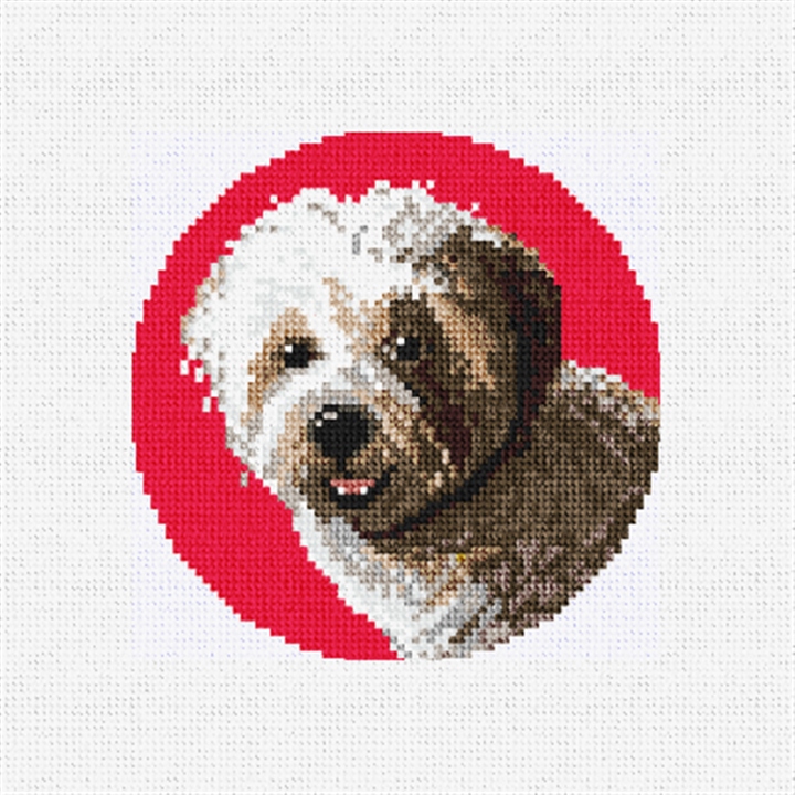 Maltipoo Needlepoint Ornament Kit