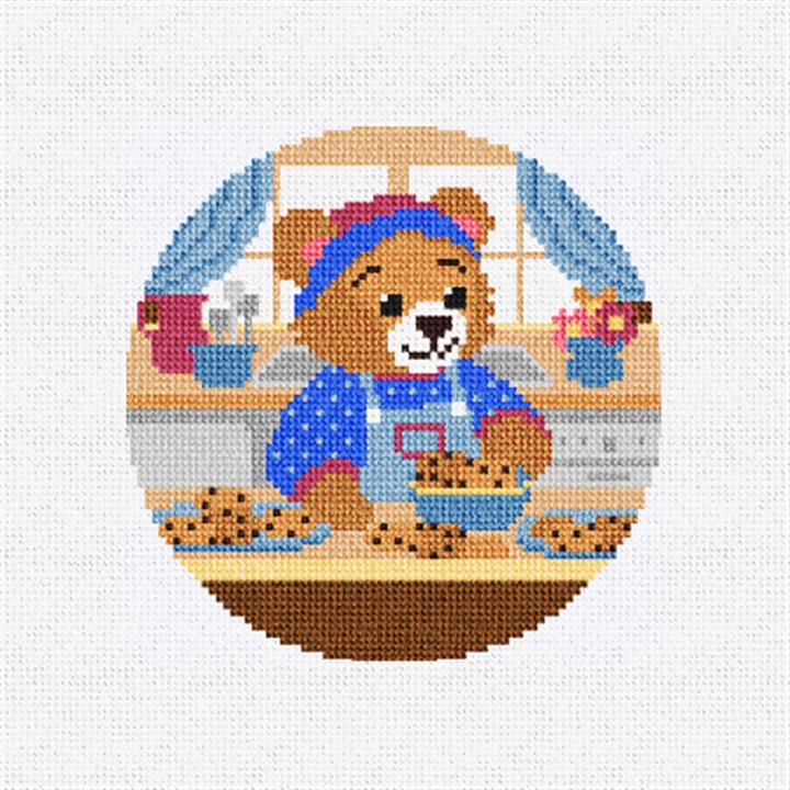 Mama Bear's Cookies Needlepoint Ornament Kit